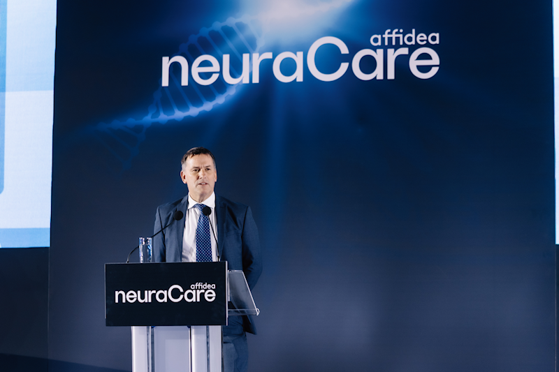 Affidea CEO at neuraCare launch event 002